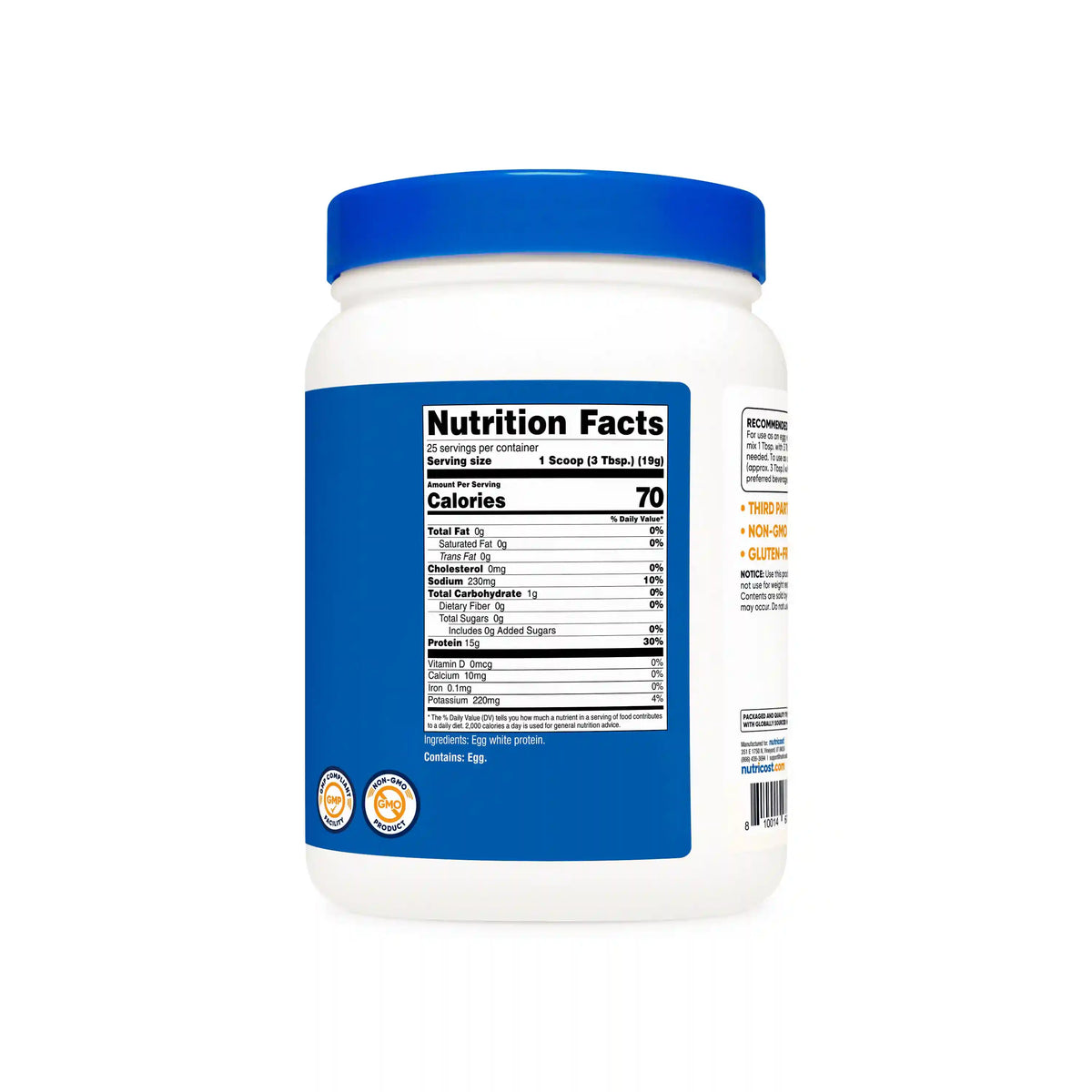 Nutricost Egg White Protein Powder