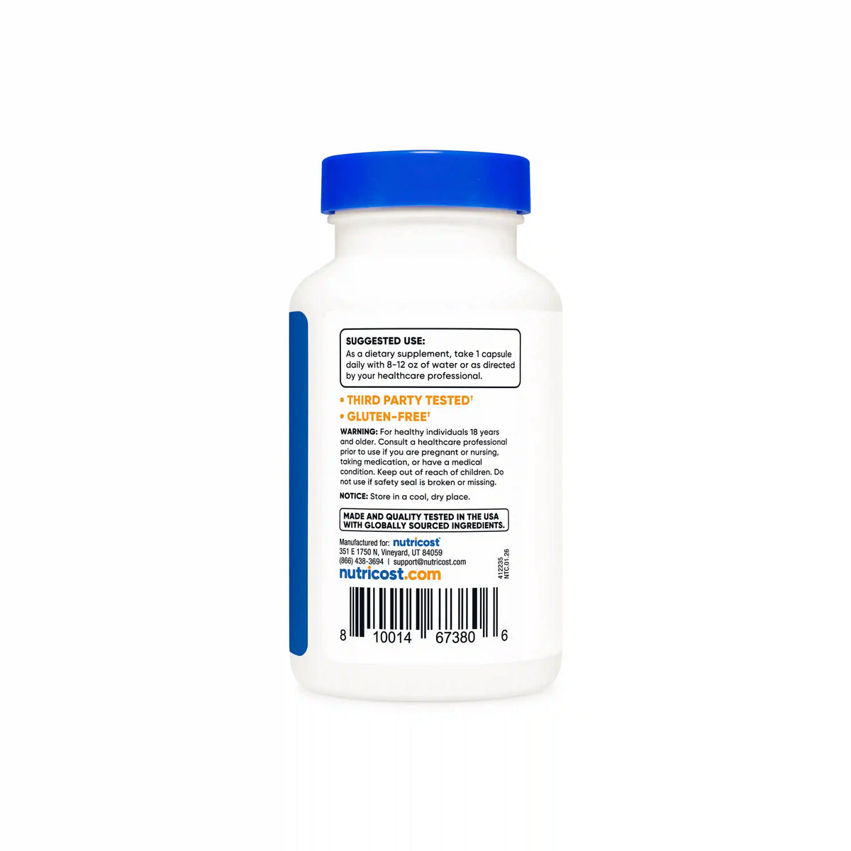 Nutricost Calcium D-Glucarate Capsules