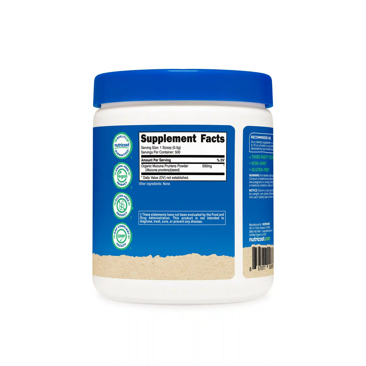 Nutricost Organic Mucuna Pruriens Powder