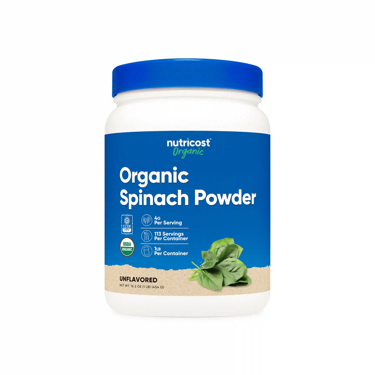 Nutricost Organic Spinach Powder